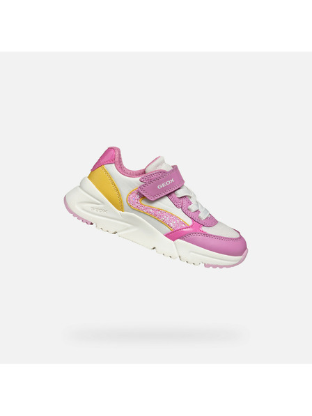 Geox Pink Geox Loftus Girls Sneakers