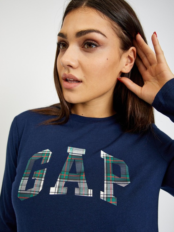 GAP Logo-T-Shirt mit langen Ärmeln GAP