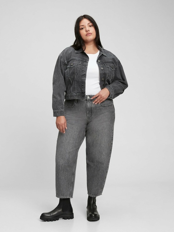 GAP Barrel High Rise Washwell-Jeans GAP