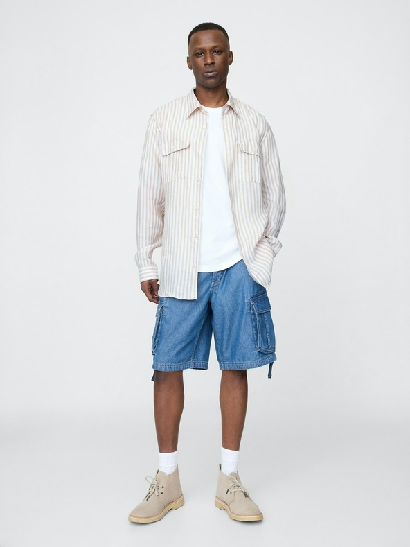 GAP Herren Leinenhemd Classic Shirt GAP