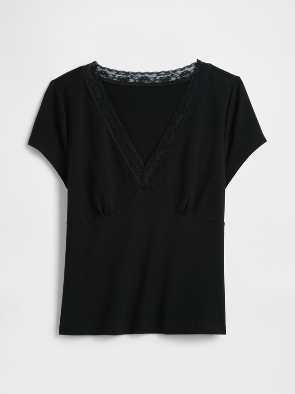 GAP Damen-T-Shirt mit Spitze GAP