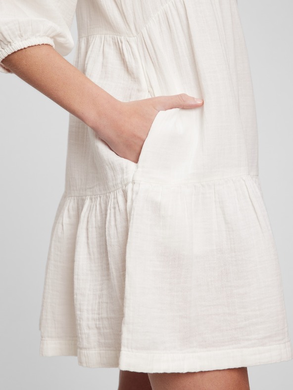 GAP Baumwoll Volant Mini Kleid GAP