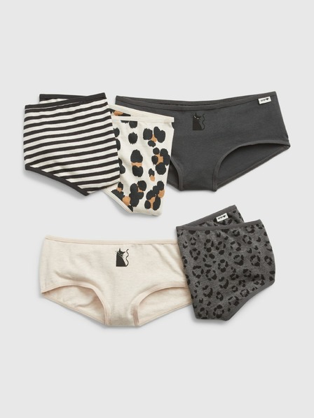 GAP Kinder Unterhosen Bio-Baumwolle, 5 Stück GAP