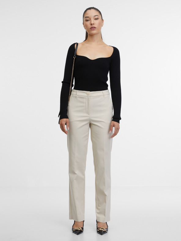 Orsay Beigefarbene Damenhose ORSAY