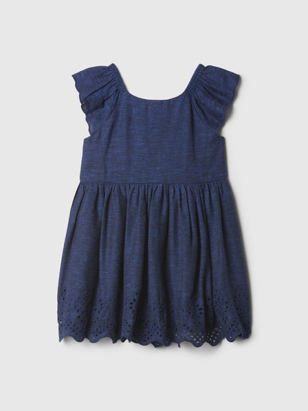 GAP Baby Kleid mit Lochstickerei GAP