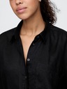 GAP Damen Leinen-Oversize-Hemd Big Shirt GAP