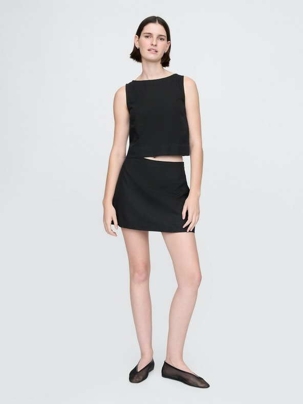 GAP Damen Leinen-Shortsrock GAP