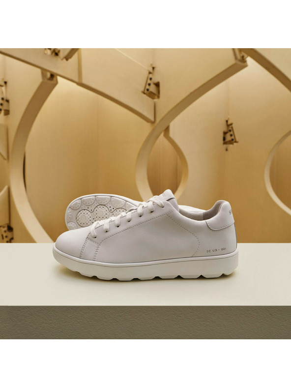 Geox Weiße Herren Geox Spherica ECUB-1 Turnschuhe