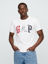 GAP Herren-T-Shirt mit Logo Everyday Soft Americana GAP