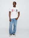 GAP Herren-T-Shirt mit Logo Everyday Soft Americana GAP