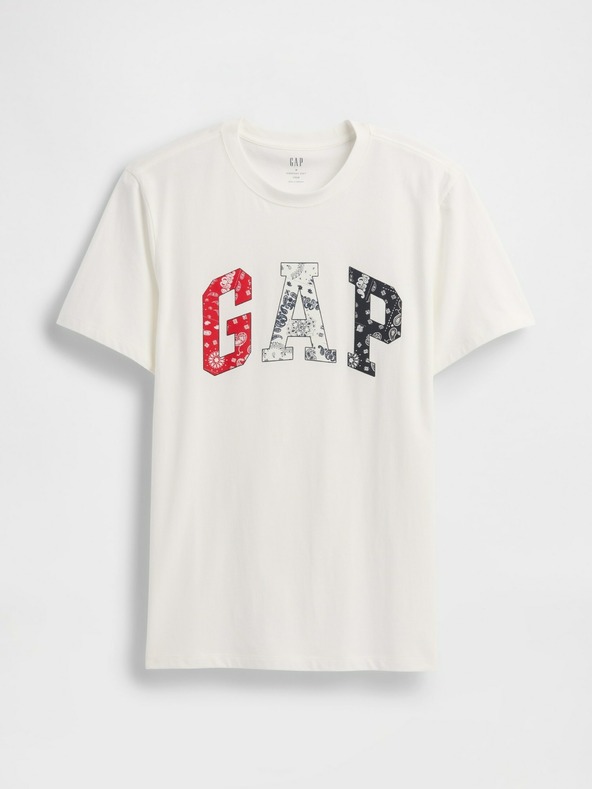 GAP Herren-T-Shirt mit Logo Everyday Soft Americana GAP