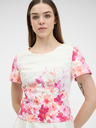 Orsay Rosa Damen-Bluse mit Blumenmuster ORSAY