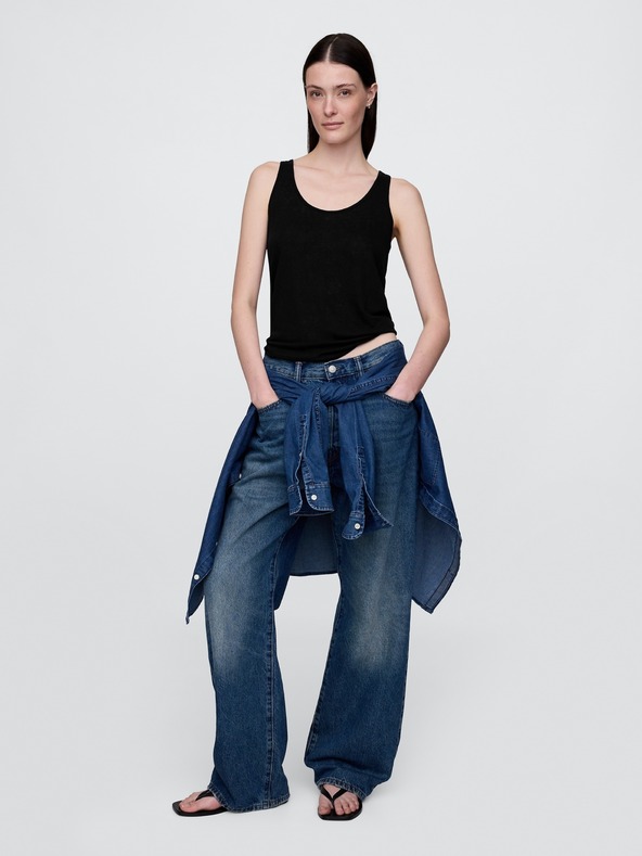 GAP Damen Leinen-Top GAP