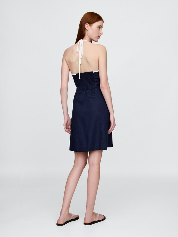 GAP Damen-Leinen-Minikleid Americana GAP