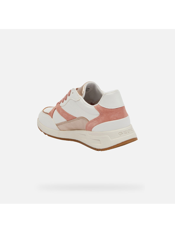 Geox Weiß Damen Geox Bulmya Turnschuhe