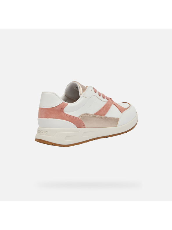 Geox Weiß Damen Geox Bulmya Turnschuhe