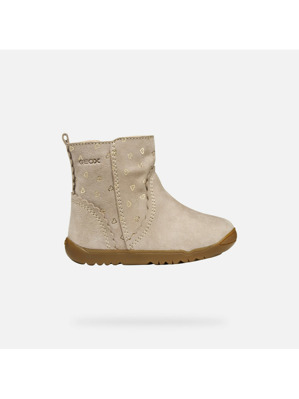 Geox Beige Lauflernshuhe Geox Macchia für Mädchen