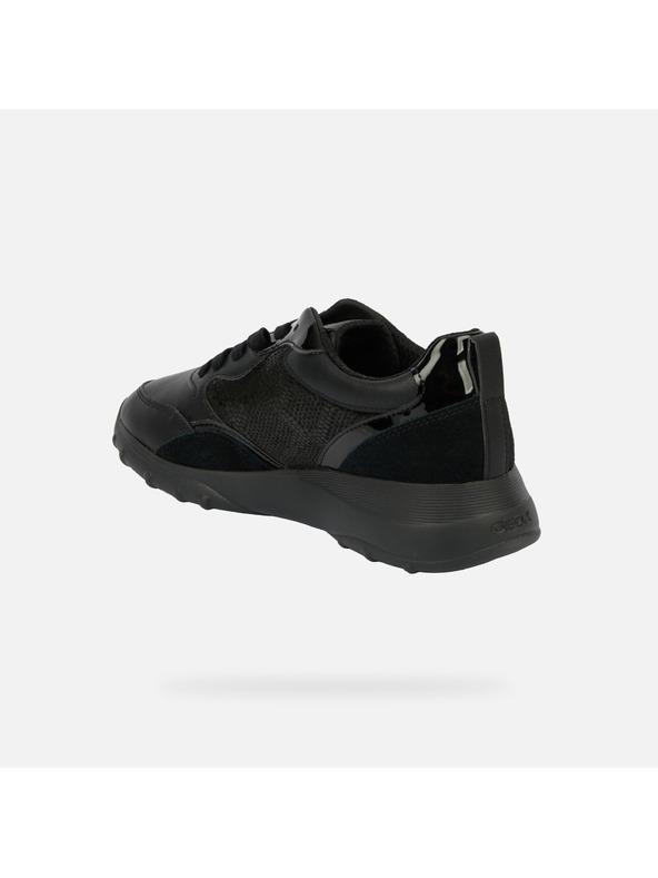 Geox Schwarze Damen Geox Alleniee Turnschuhe