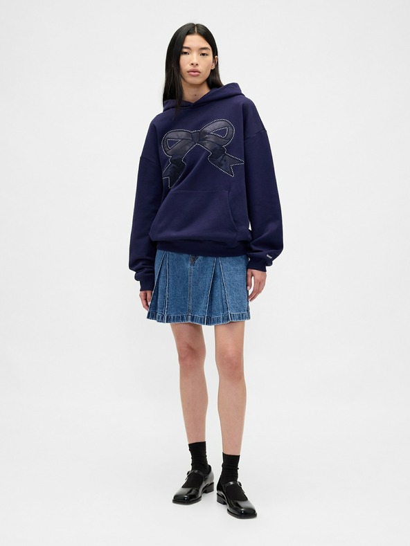 GAP Damen-Jeans-Faltenminirock Gap × Sandy Liang GAP