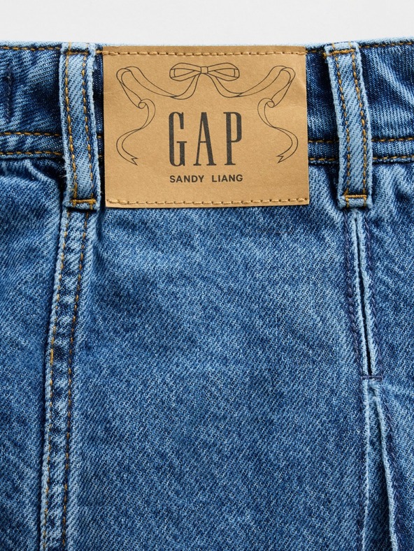 GAP Damen-Jeans-Faltenminirock Gap × Sandy Liang GAP