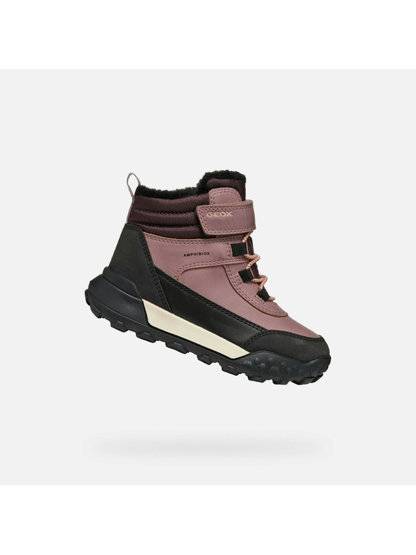 Geox Rosa Mädchen-Winterschuhe Geox Trekkyup B AB