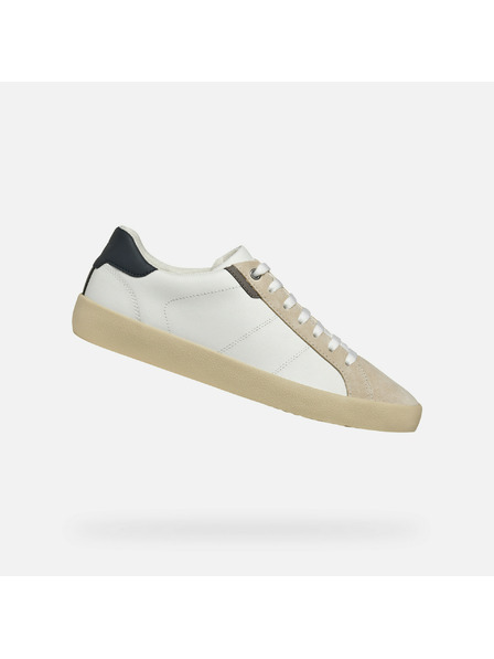 Geox Weiße Herren Geox Affile Turnschuhe