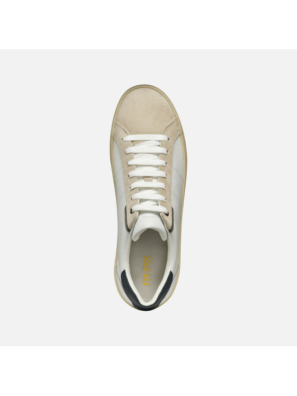 Geox Weiße Herren Geox Affile Turnschuhe