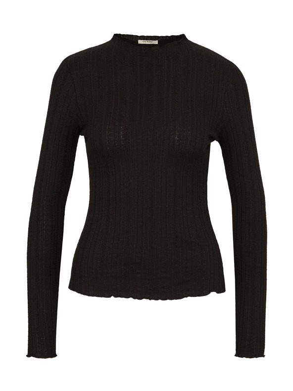 Orsay Schwarzes Damen-Shirt mit Stehkragen ORSAY