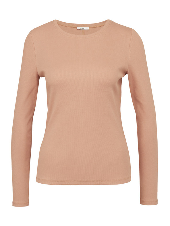 Orsay Hellbraunes Damen-Langarmshirt ORSAY
