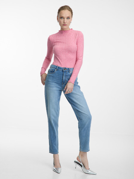 Orsay Rosa Damen-Shirt mit Stehkragen ORSAY