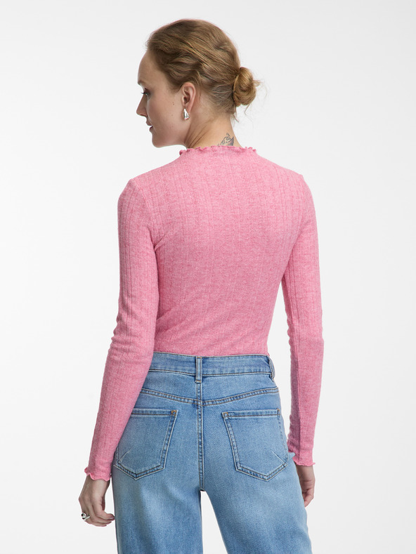 Orsay Rosa Damen-Shirt mit Stehkragen ORSAY