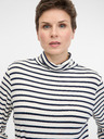 Orsay Dunkelblau gestreiftes Damen-Langarmshirt ORSAY