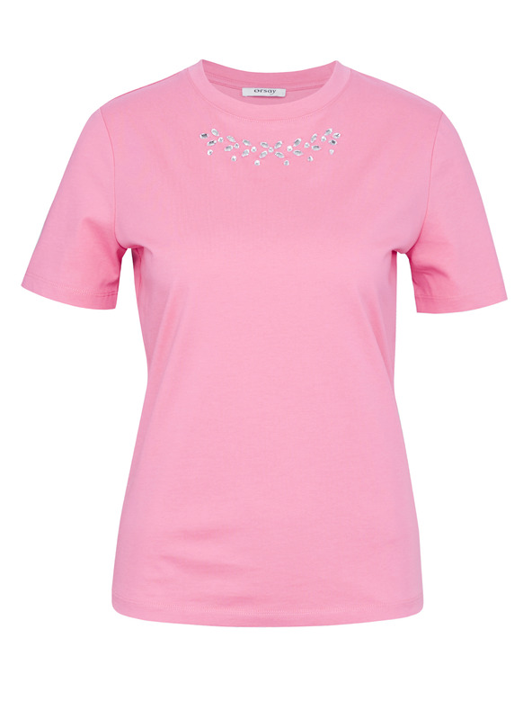 Orsay Rosa Damen-Shirt mit Applikation ORSAY