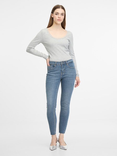 Orsay Cremefarbenes Damen-Langarm T-Shirt ORSAY