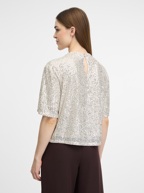 Orsay Cremefarbene Damenbluse ORSAY