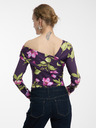 Orsay Lila Damen-Bluse mit Blumenmuster ORSAY