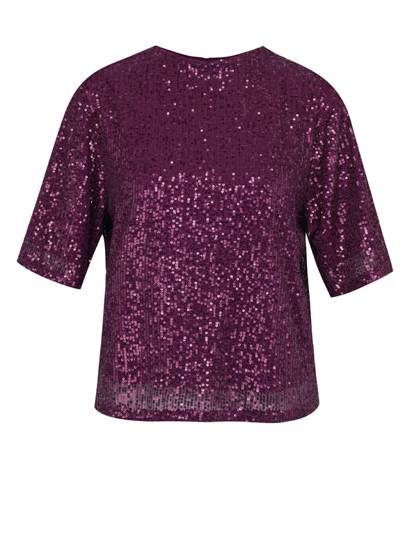 Orsay Lila Damenbluse ORSAY