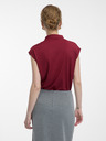 Orsay Burgunderfarbene Damenbluse ORSAY