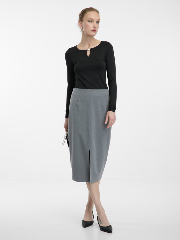 Orsay Schwarzes Damen-Langarmshirt ORSAY