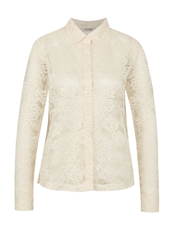 Orsay Cremefarbene Damenbluse ORSAY