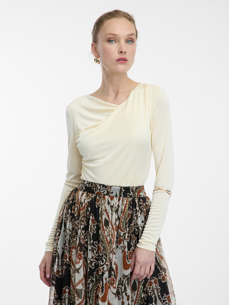 Orsay Cremefarbene Damenbluse ORSAY