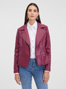 Orsay Weinrote Damen-Lederjacke ORSAY