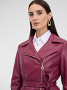 Orsay Weinrote Damen-Lederjacke ORSAY
