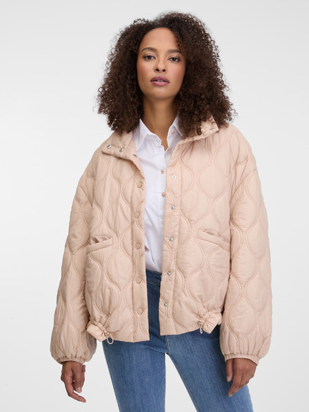 Orsay Beige gesteppte Damen-Jacke ORSAY