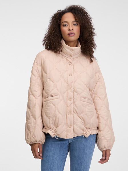 Orsay Beige gesteppte Damen-Jacke ORSAY