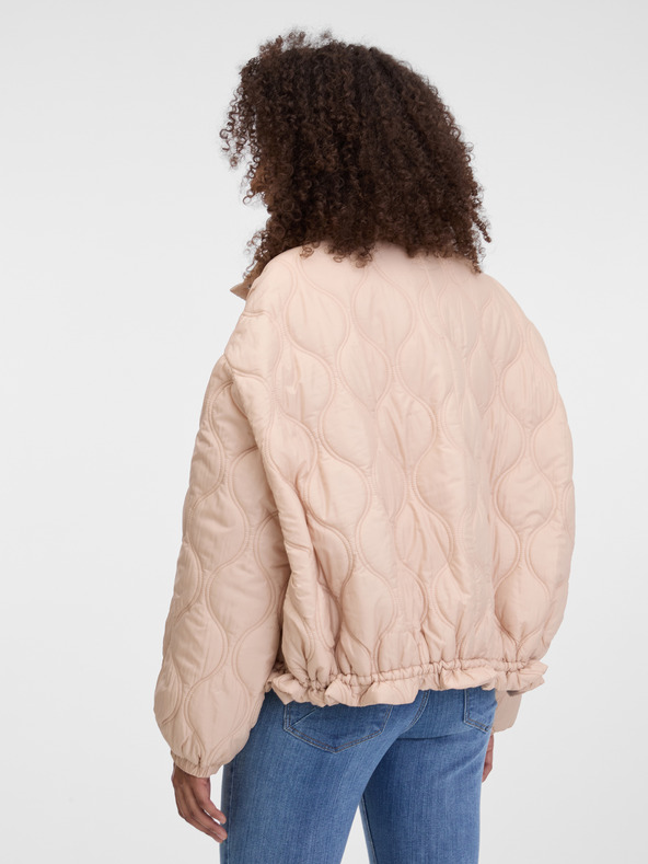 Orsay Beige gesteppte Damen-Jacke ORSAY