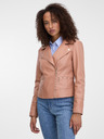 Orsay Beige Damen Lederjacke ORSAY