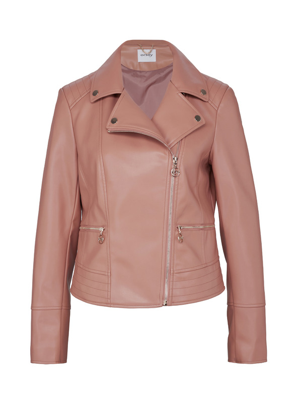 Orsay Beige Damen Lederjacke ORSAY