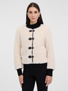 Orsay Cremefarbene Damen-Jacke aus Kunstpelz ORSAY