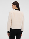 Orsay Cremefarbene Damen-Jacke aus Kunstpelz ORSAY
